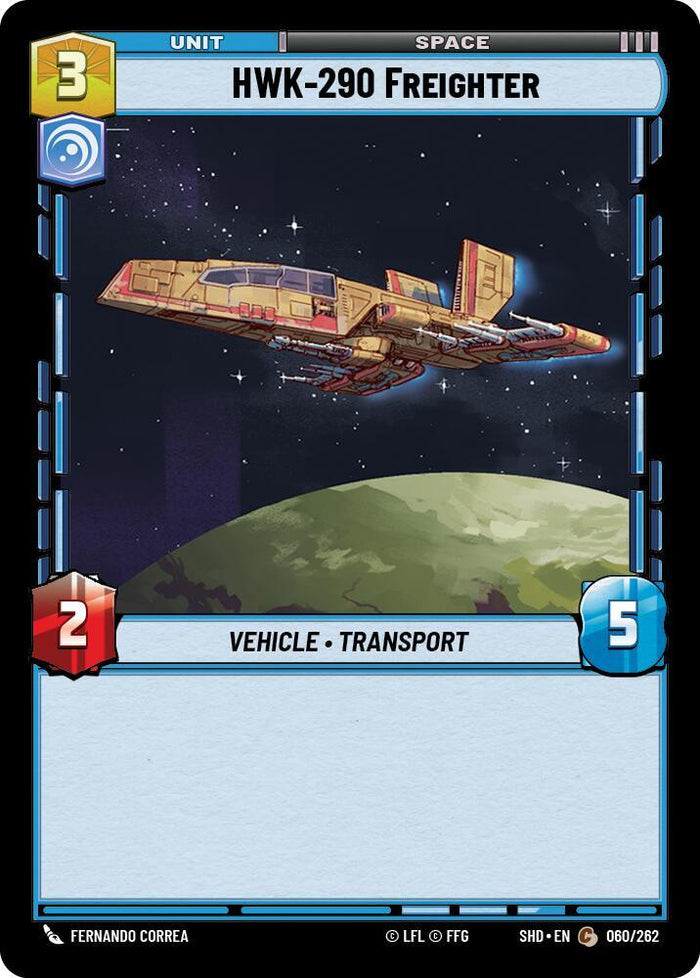 SWU - HWK-290 Freighter (060/262) (Foil)