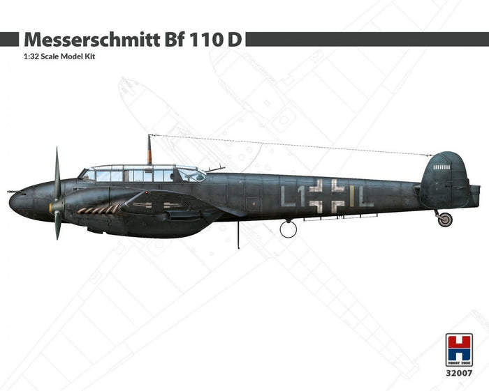 Hobby 2000 - 1/32 Messerschmitt Bf 110 D