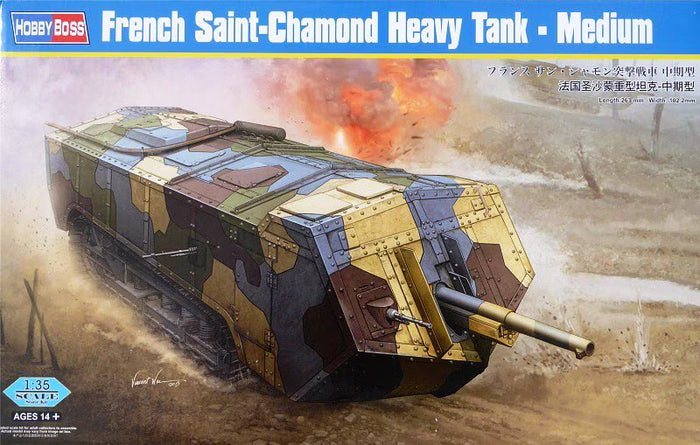 Hobby Boss - 1/35  French Saint-Chamond Heavy Tank - Medium (83859)