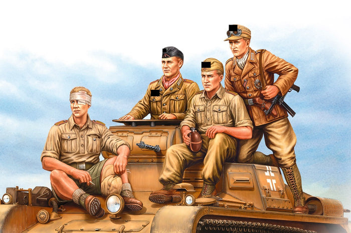 Hobby Boss - 1/35 German Tropical Panzer Crew (84409)