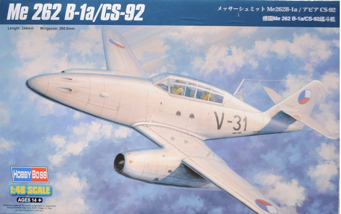 Hobby Boss - 1/48 ME 262 B-1A/CS-92 (80380)