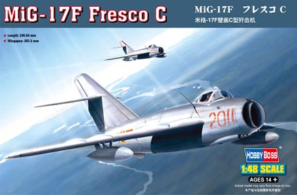 Hobby Boss - 1/48 MiG-17F Fresco C (80334)