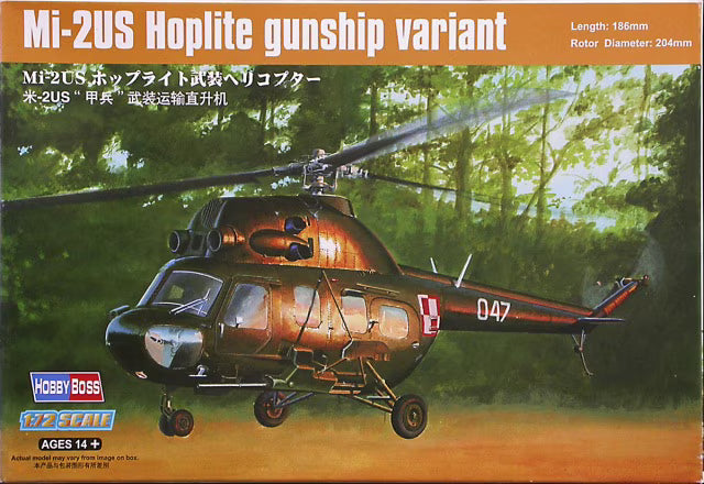 Hobby Boss - 1/72 Mil Mi-2Us Hoplite Gunship Variant (87242)