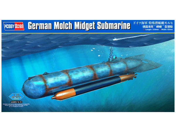 Hobby Boss - 1/35 German Molch Midget Submarine