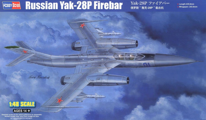 Hobby Boss - 1/48 Yak-28P Firebar (81767)