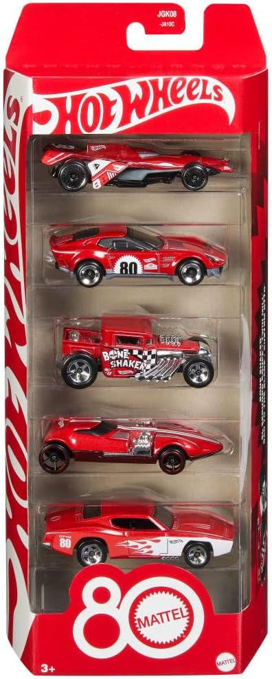 Hot Wheels - 5 Car Pack - 80th Anniversary