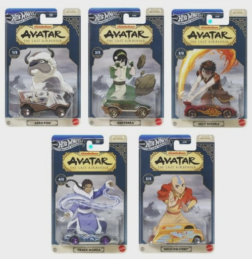 Hot Wheels - Avatar The Last Airbender Assorted (GDG83-M) (Sold Individually)