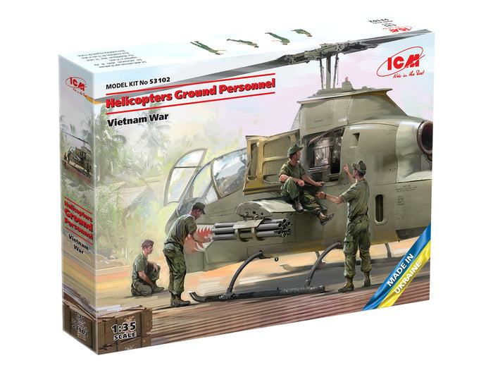 ICM - 1/35 Helicopter Ground Personnel (Vietnam War)