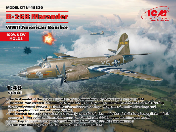 ICM - 1/48 B-26B Marauder WWII American Bomber