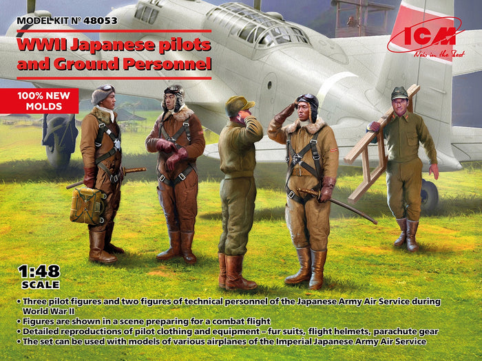 ICM - 1/48 Japanese Pilots & Ground Personnel WWII