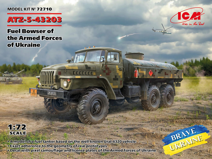 ICM - 1/72 ATZ-5-43203 Fuel Bowser of the Armed Forces of Ukraine