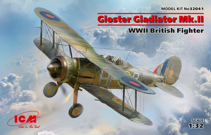 ICM - 1/32 Gloster Gladiator Mk.II WWII British Fighter