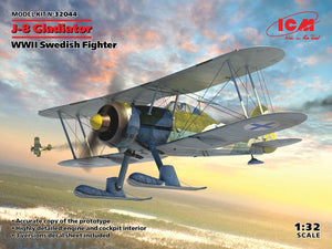 Kit of ICM - 1/32 J-8 Gladiator WWII Swedish Fighter