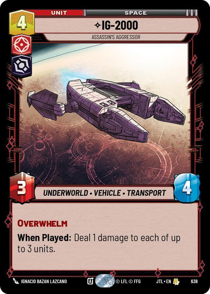 SWU - IG-2000 - Assassin's Aggressor  (638) (Foil)
