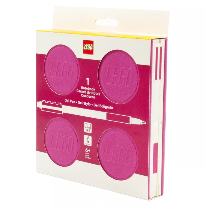 LEGO - Locking Notebook with Gel Pen Violet (Dotted Pages)