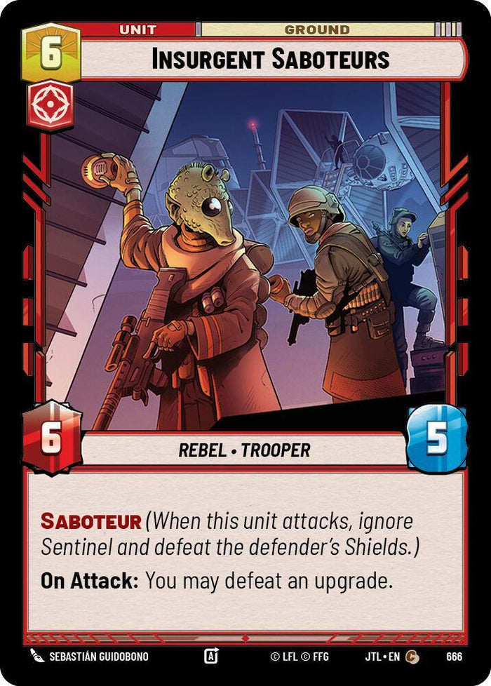 SWU - Insurgent Saboteurs  (666) (Foil)