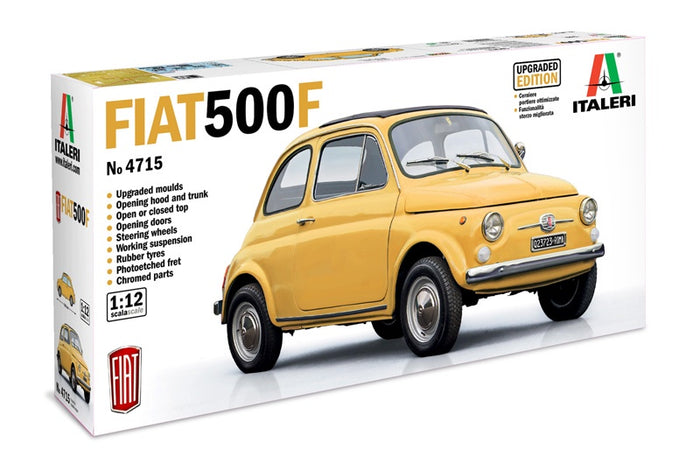 Italeri - 1/12 Fiat 500F 1968 (Upgraded Edition)