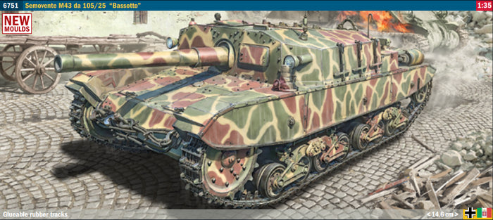 Italeri - 1/35 Semovente M43 da 105/25 "Bassotto"