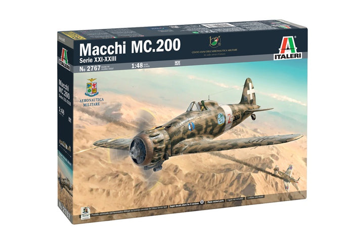 Italeri - 1/48 Macchi MC.200 "Saetta" Series XXI-XXIII