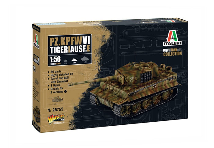 Italeri - 1/56 Pz. Kpfw. VI Tiger I Ausf E