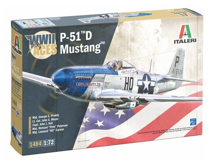 Italeri - 1/72 P-51D Mustang Aces