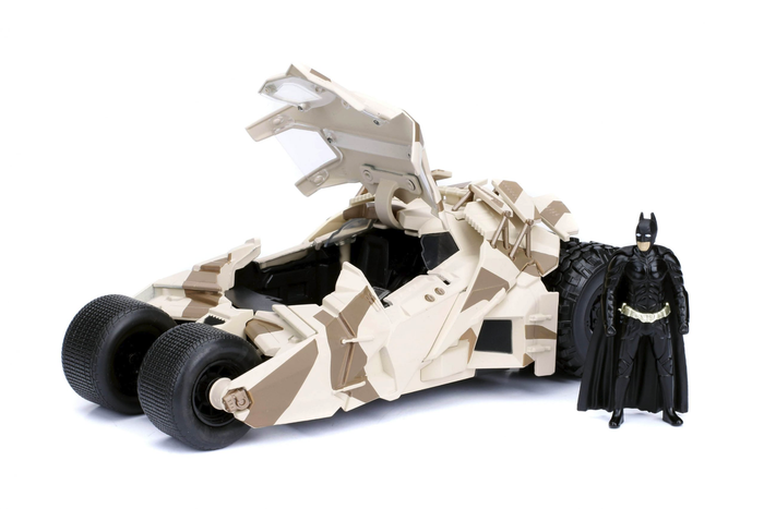 Jada - 1/24 Batmobile - The Dark Knight 2008 w/ Figure (Hollywood Rides)