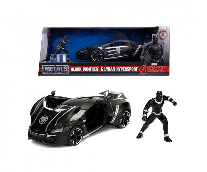 Jada - 1/24 Black Panther & Lykan Hypersport (Marvel)