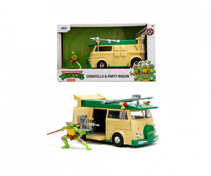 Jada - 1/24 Donatello & Party Wagon (Hollywood Rides)