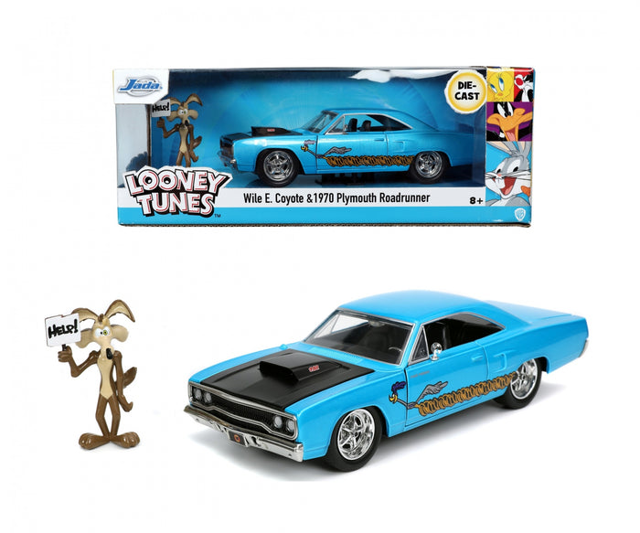 Jada - 1/24 Road Runner & Plymouth 1970 (Hollywood Rides)