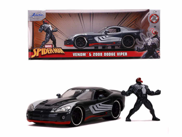 Jada - 1/24 Venom & Dodge Viper 2008 (Marvel)