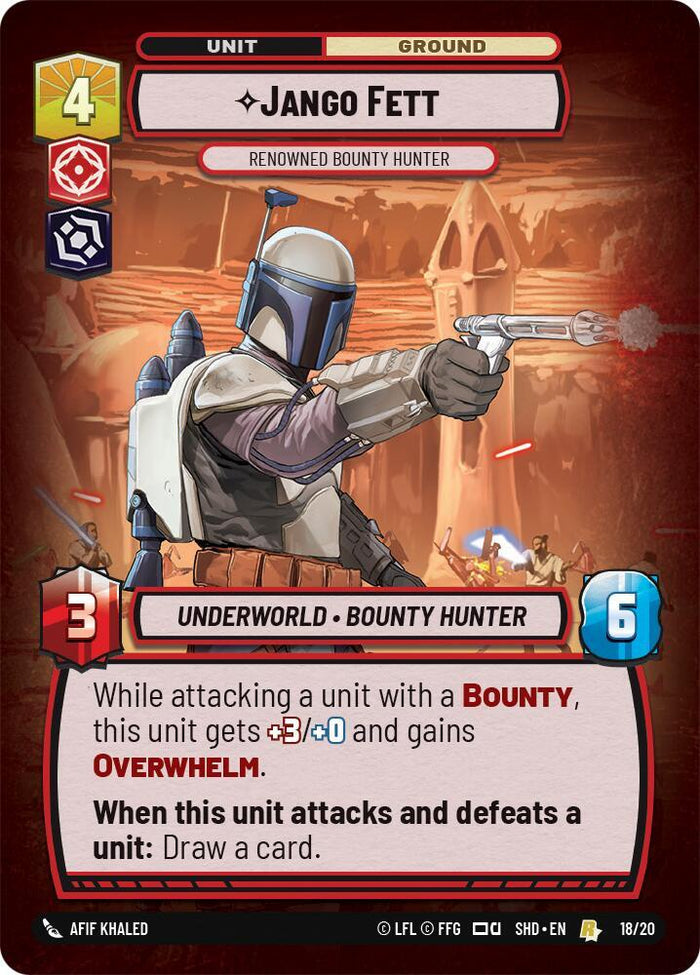 SWU - Jango Fett - Renowned Bounty Hunter (18/20)