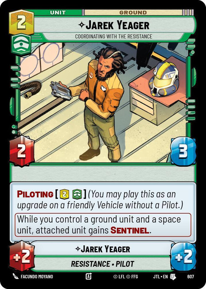 SWU - Jarek Yeager - Coordinating with the Resistance  (607) (Foil)