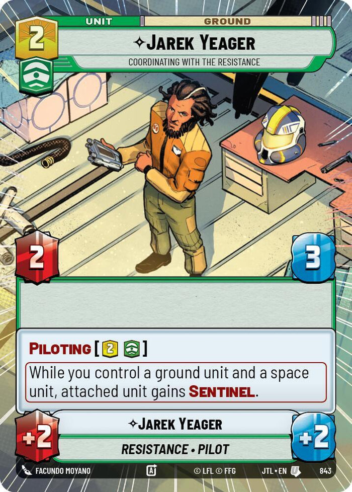 SWU - Jarek Yeager - Coordinating with the Resistance  (843) (Foil)