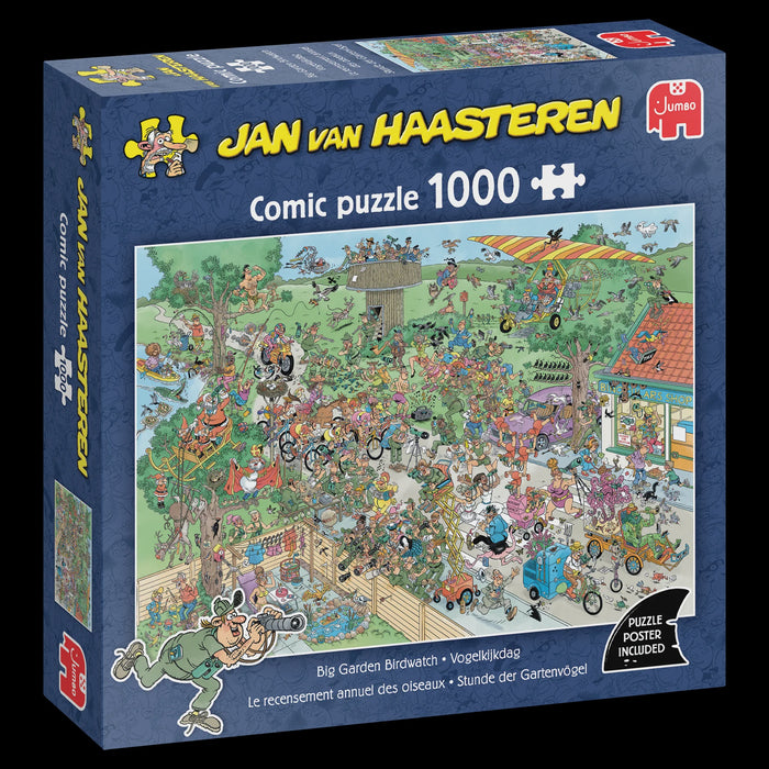 Jumbo - Jan van Haasteren - Big Garden Birdwatch Puzzle - (1000pcs)