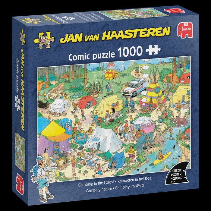 Jumbo - Jan van Haasteren - Camping in the Forest Puzzle - (1000pcs)