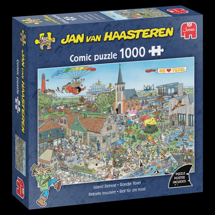 Jumbo - Jan van Haasteren - Island Retreat Puzzle - (1000pcs)