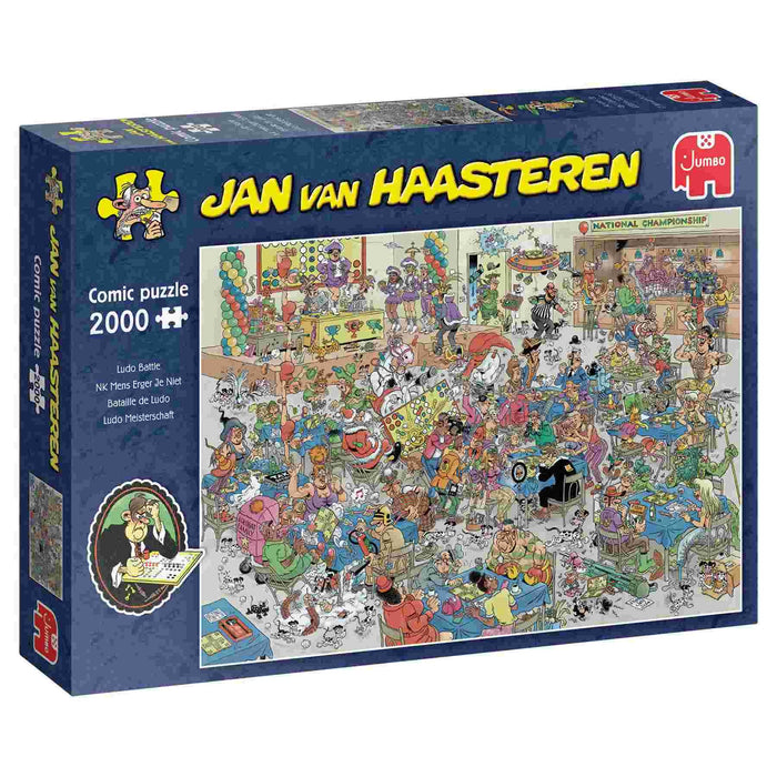 Jumbo - Jan van Haasteren - Ludo Battle Puzzle - (2000pcs)