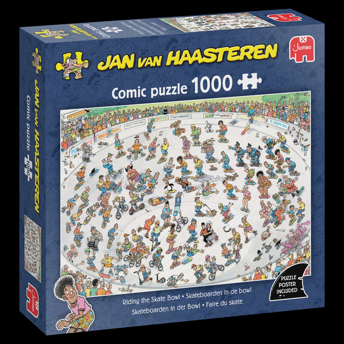 Jumbo - Jan van Haasteren - Riding the Skate Bowl Puzzle - (1000pcs)