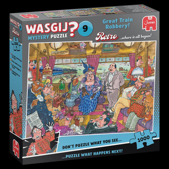 Jumbo - Wasgij Retro Mystery 9 - Great Train Robbery! Puzzle - (1000pcs)