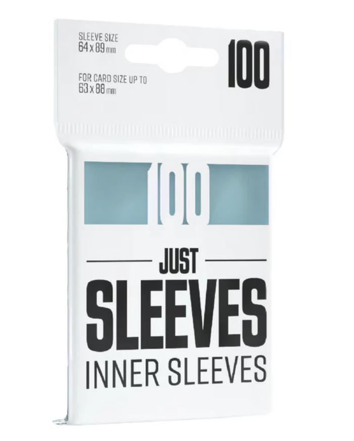 Just Sleeves - Inner Sleeves: 64mm x 89mm (100)