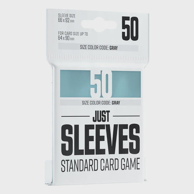 Just Sleeves - Standard Sleeves: Clear 64mm x 90mm (50)