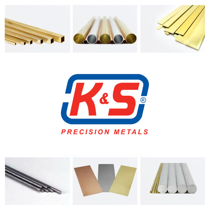 K&S.5095 - Large Brass Oval Tube (1pce)