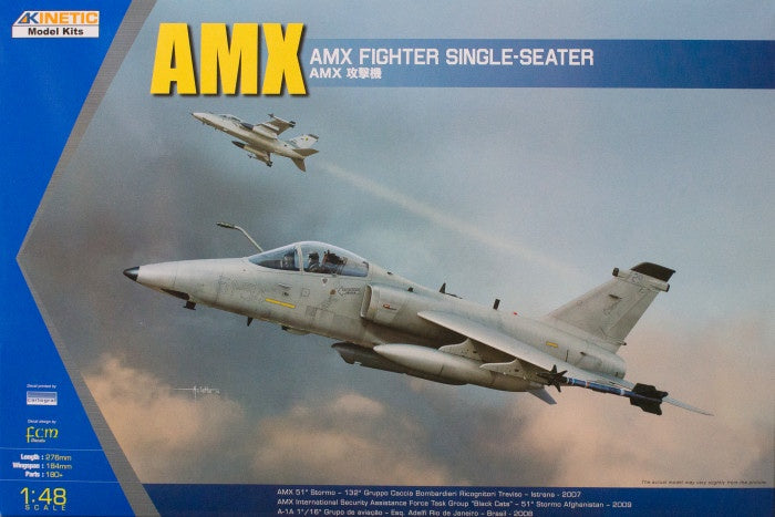 Kinetic - 1/48 AMX Ground Attack Aircraft - Brazil & Italy