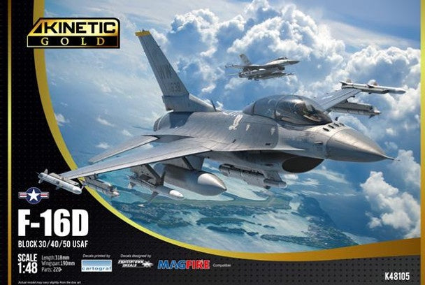 Kinetic - 1/48 F-16D Block 30/40/50 USAF