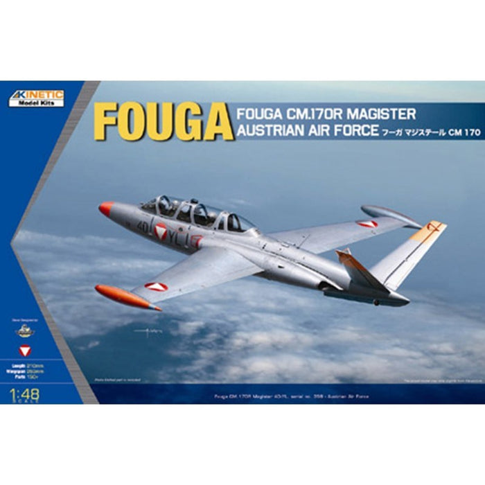 Kinetic - 1/48 Fouga Magister CM.170R  Austria Fouga