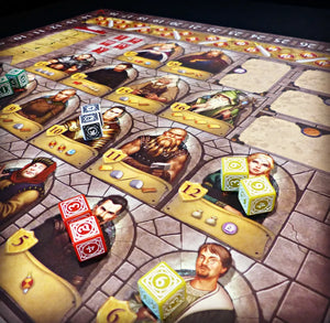 Board and dice of Kingsburg
