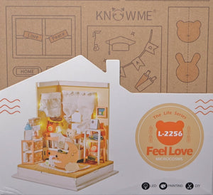 Knowme - Mini DIY Room - Feel Love w/ LED Light