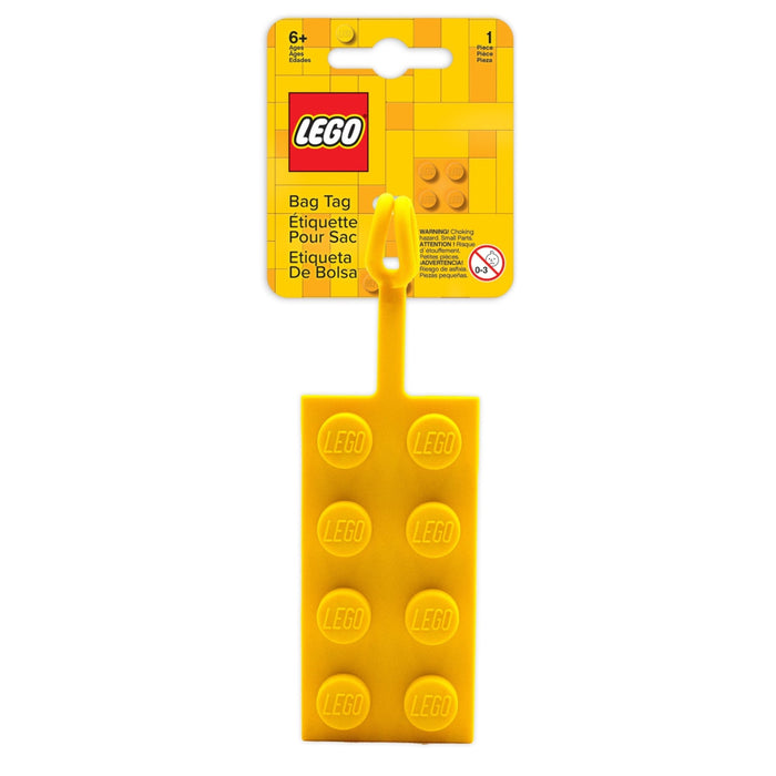 LEGO - 2x4 Brick Yellow Bag Tag