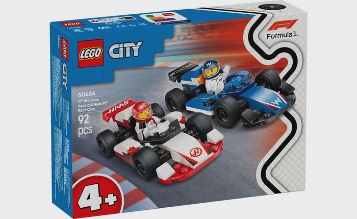 LEGO - F1 Williams Racing & Haas F1 Race Cars (60464)