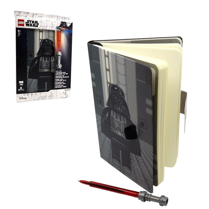 LEGO Star Wars - Darth Vader - A5 Dotted Notebook w/ Lightsaber Gel Pen